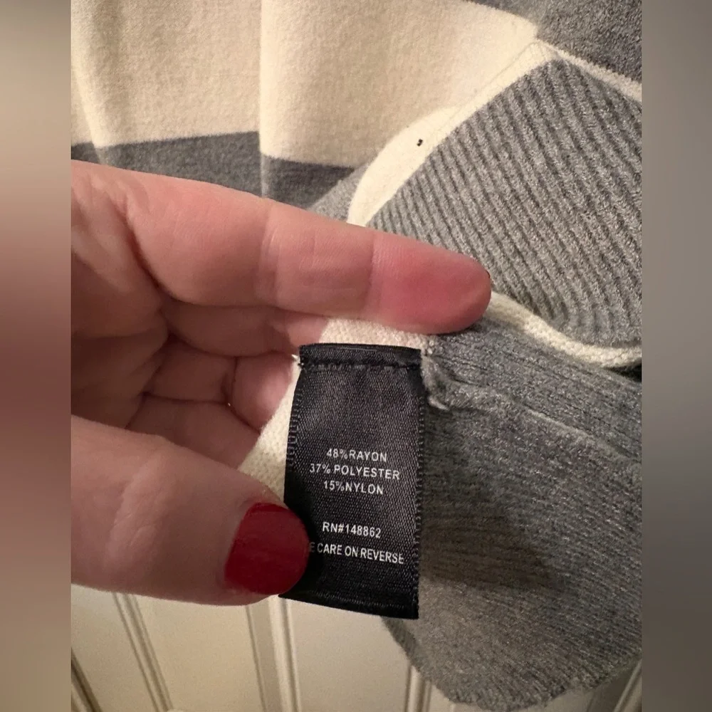 Torrid - Striped Hoodie Sweater - Picture 4 of 4